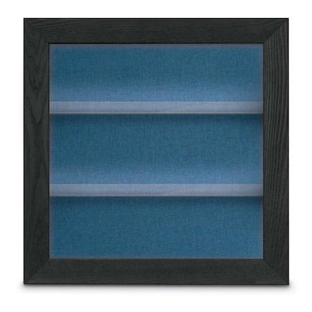 United Visual Products Outdoor Enclosed Combo Board, 42"x32", Gold Frame/Green & Black UVCB4232ODG-GREEN-BLACK